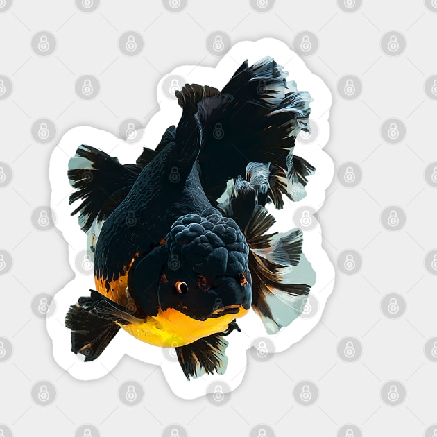 Goldfish - Lucky fish that brings good luck Sticker by ElegantCat